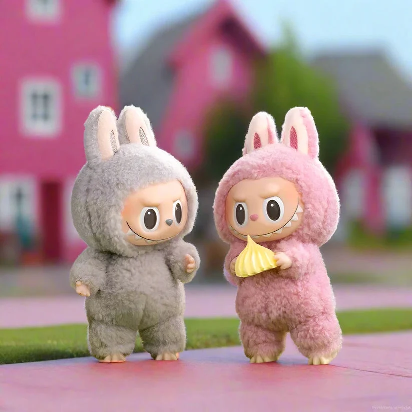 POPMART: Labubu - THE MONSTERS: Exciting Macaron Plush Keyring Figurine Blind Box - Image 5