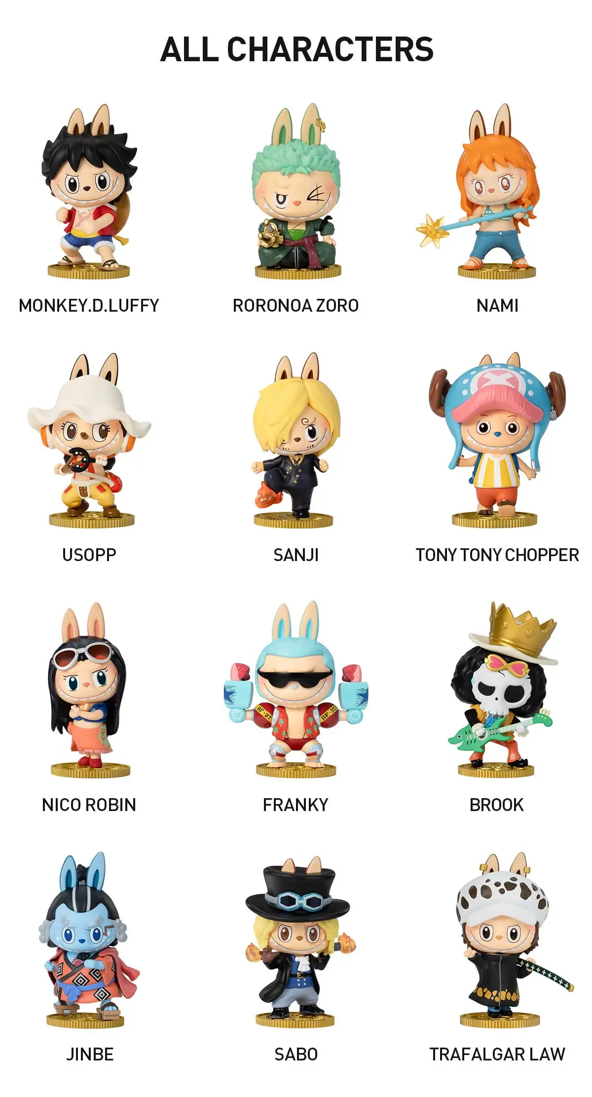 Labubu - THE MONSTERS x One Piece Series Figurine Blind Box - Image 3