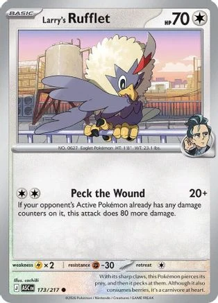 Larry's Rufflet 173 ME Ascended Heroes - Common