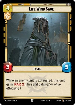 Life Wind Sage (212/264) - Legends of the Force