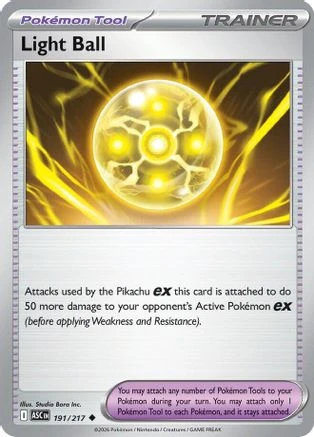 Light Ball 191  ME Ascended Heroes - Uncommon