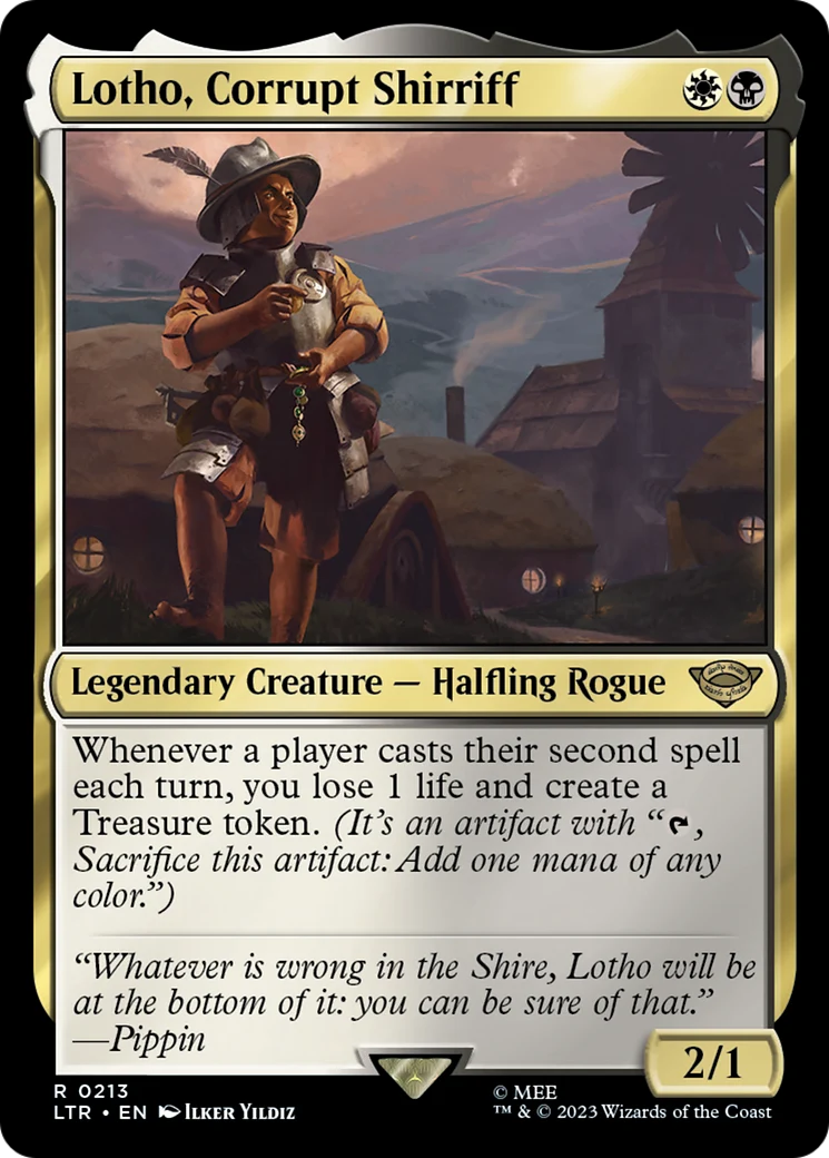 Lotho, Corrupt Shirriff (LTR-213) - The Lord of the Rings: Tales of Middle-earth