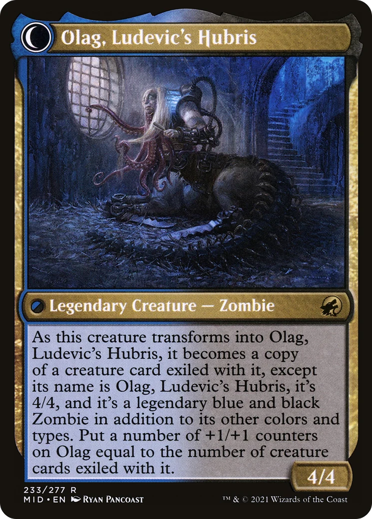 Ludevic, Necrogenius (MID-233) - Innistrad: Midnight Hunt: (Double Faced Transform) - Image 2
