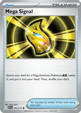 Mega Signal 193 - Reverse Holofoil ME Ascended Heroes - Common
