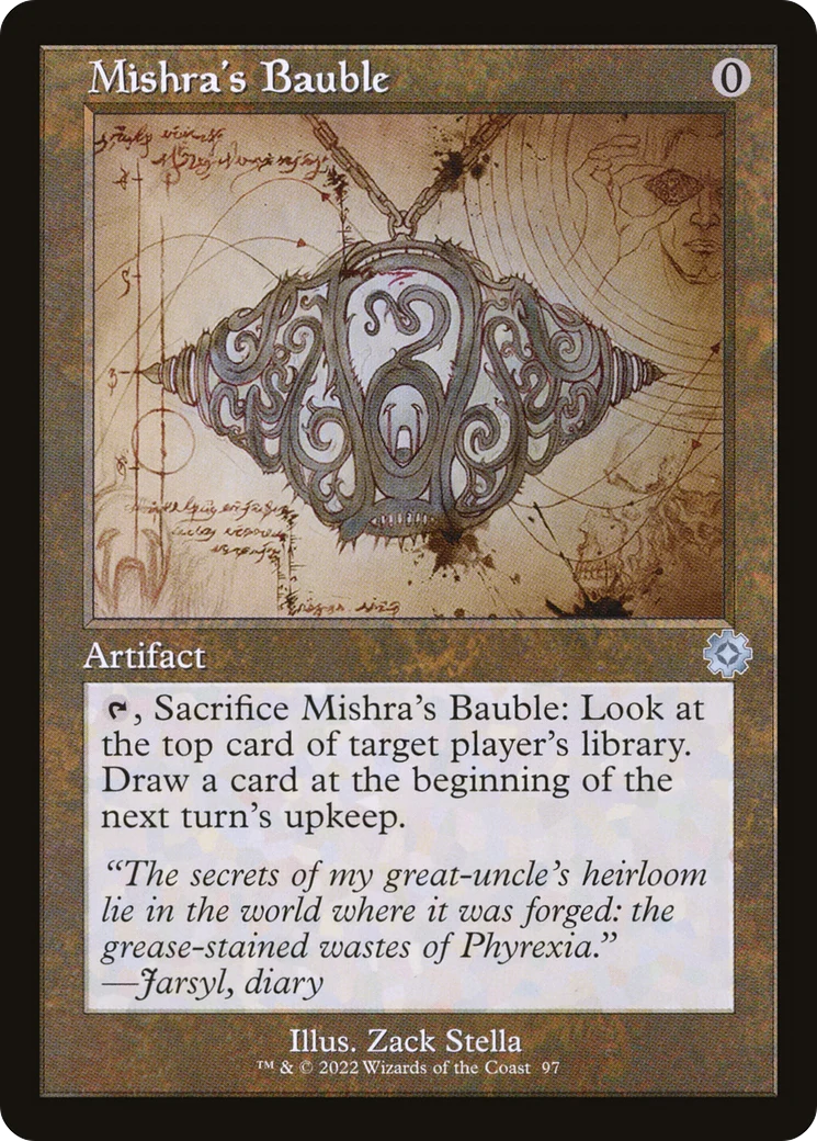 Mishra's Bauble (Schematic) (BRR-097) - The Brothers' War Retro Artifacts