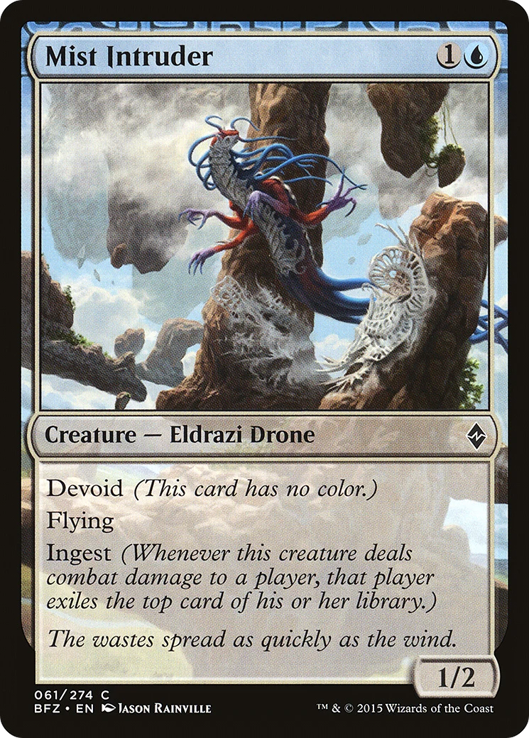 Mist Intruder (BFZ-061) - Battle for Zendikar: (devoid)