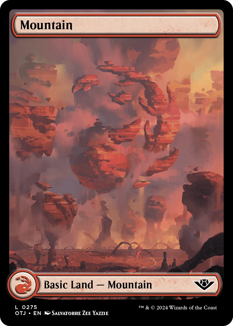 Mountain (0275) (OTJ-275) - Outlaws of Thunder Junction Foil