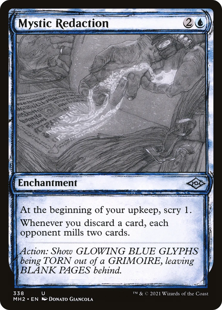 Mystic Redaction (Showcase) (MH2-338) - Modern Horizons 2: (Showcase)