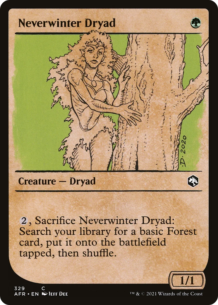 Neverwinter Dryad (Showcase) (AFR-329) - Adventures in the Forgotten Realms: (Showcase)
