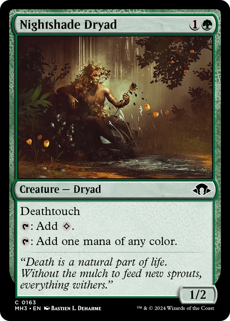 Nightshade Dryad (MH3-163) - Modern Horizons 3 Foil