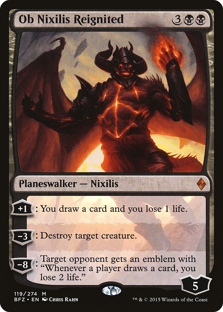 Ob Nixilis Reignited (BFZ-119) - Battle for Zendikar