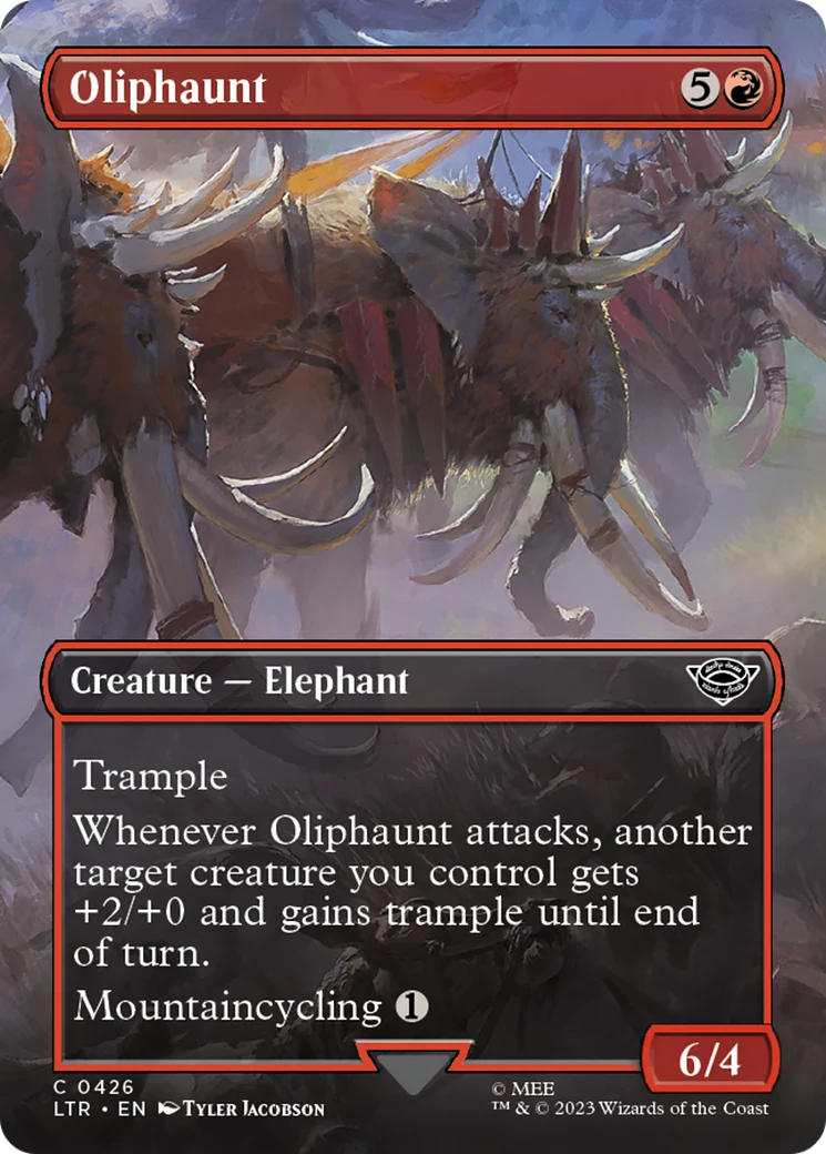 Oliphaunt (Borderless) (LTR-426) - The Lord of the Rings: Tales of Middle-earth (Borderless)
