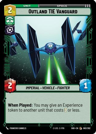 Outland TIE Vanguard (082/262) - Shadows of the Galaxy Foil