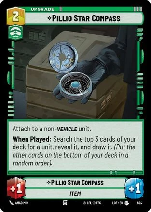 Pillio Star Compass (Foil) (624) - Legends of the Force Foil