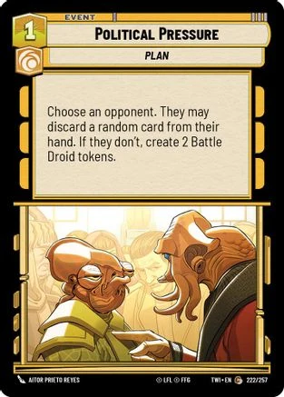 Political Pressure (222/257) - Twilight of the Republic