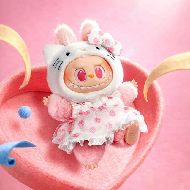 POP MART: Labubu THE MONSTERS x Hello Kitty and Friends Plush Pendant Blindbox - Image 2