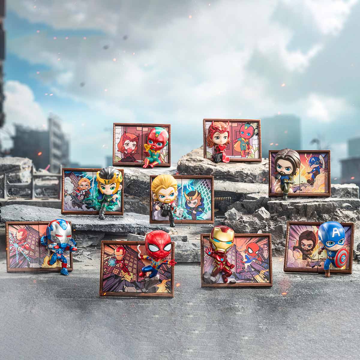 POP MART: Marvel Photoframe Series Figures