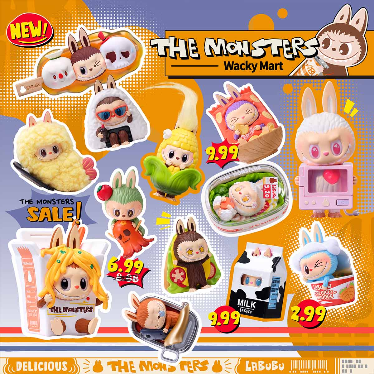 POP MART: THE MONSTERS - Wacky Mart Series Figures