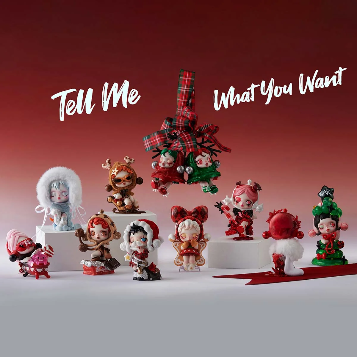 POP MART: SKULLPANDA Tell Me What You Want Series Figures