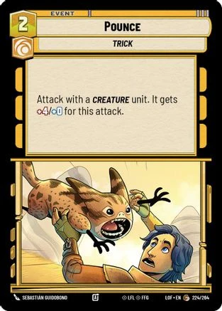 Pounce (224/264) - Legends of the Force