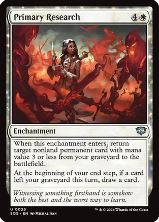 Primary Research (SOS-026) - Secrets of Strixhaven Foil