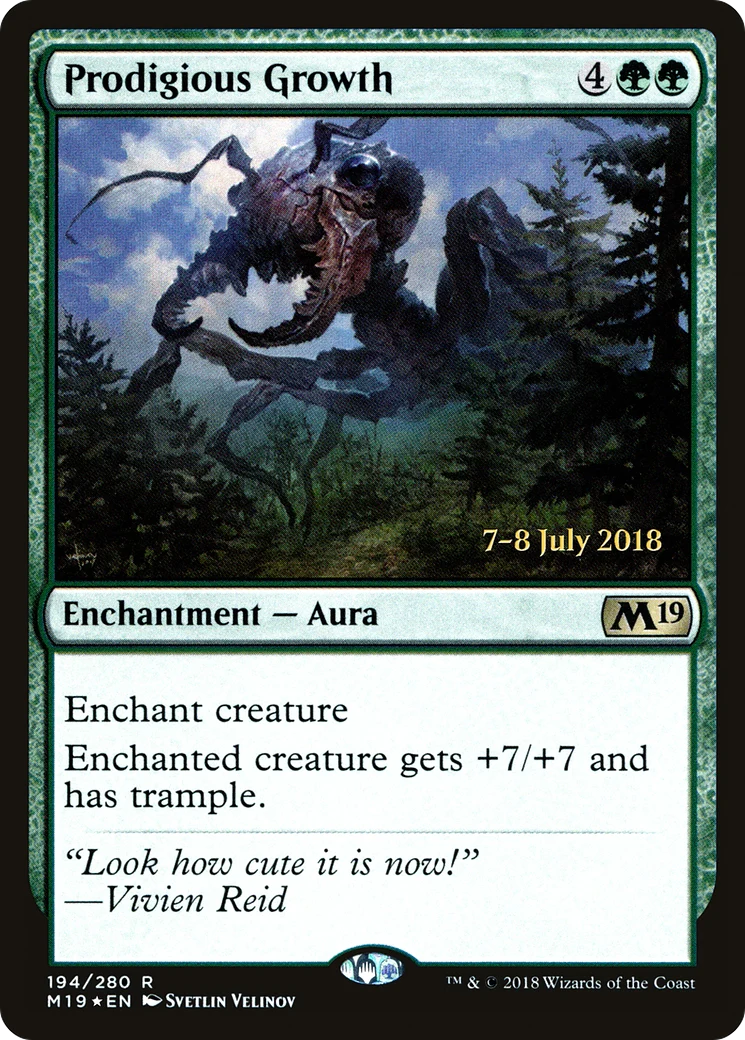 Prodigious Growth (PRE-194) - Core Set 2019 Promos Foil