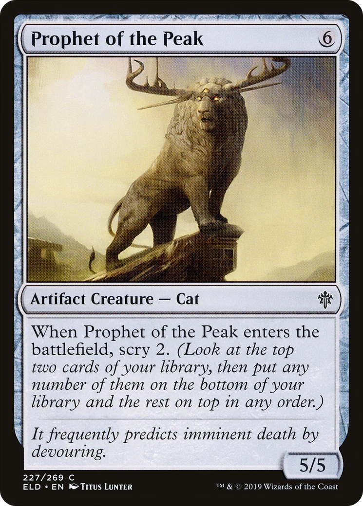 Prophet of the Peak (ELD-227) - Throne of Eldraine Foil