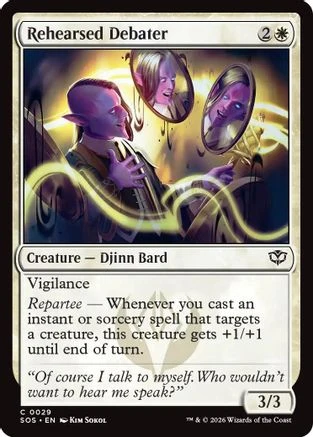 Rehearsed Debater (SOS-029) - Secrets of Strixhaven Foil