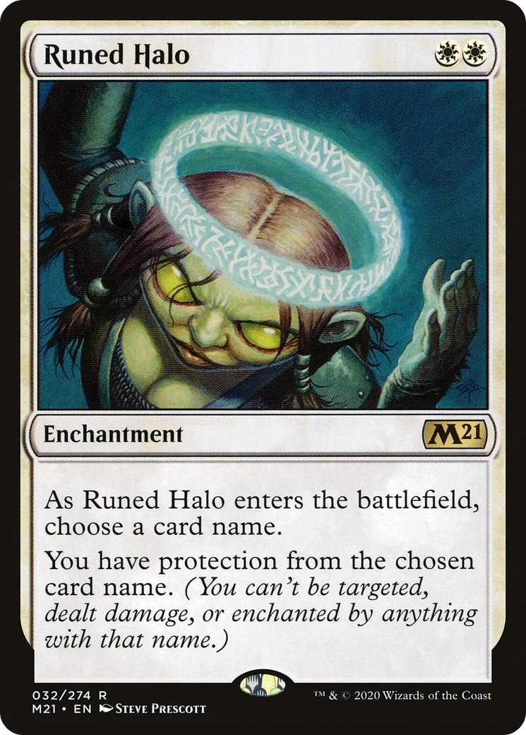 Runed Halo (M21-032) - Core Set 2021
