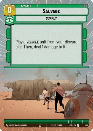 Salvage (Hyperspace Foil) (855) - Jump to Lightspeed Foil