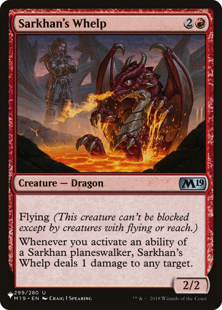 Sarkhan's Whelp (LIST-299/280) - The List