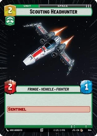 Scouting Headhunter (Hyperspace Foil) (844) - Jump to Lightspeed Foil