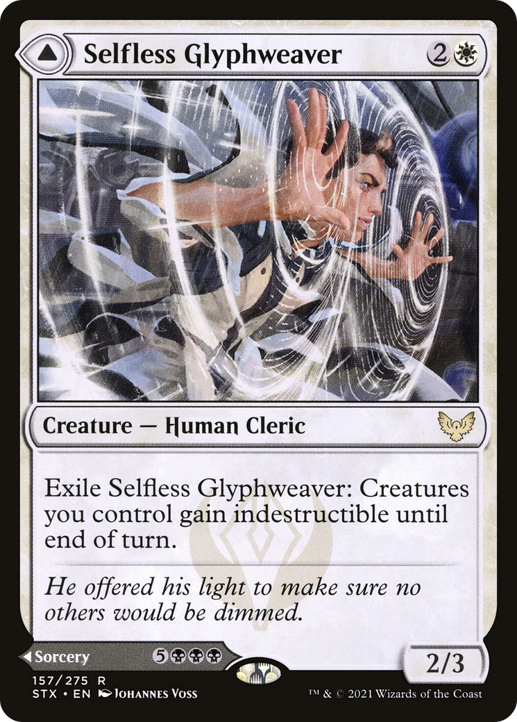 Selfless Glyphweaver (STX-157) - Strixhaven: School of Mages - Image 3