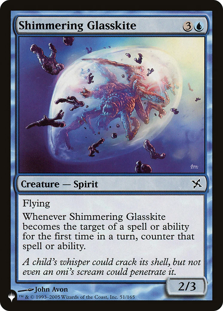Shimmering Glasskite (LIST-51/165) - The List