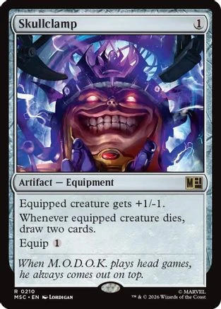 Skullclamp (Surge Foil) (MSC-210) - Commander: Marvel Super Heroes Foil