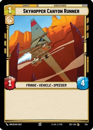 Skyhopper Canyon Runner (Foil) (724) - Secrets of Power Foil