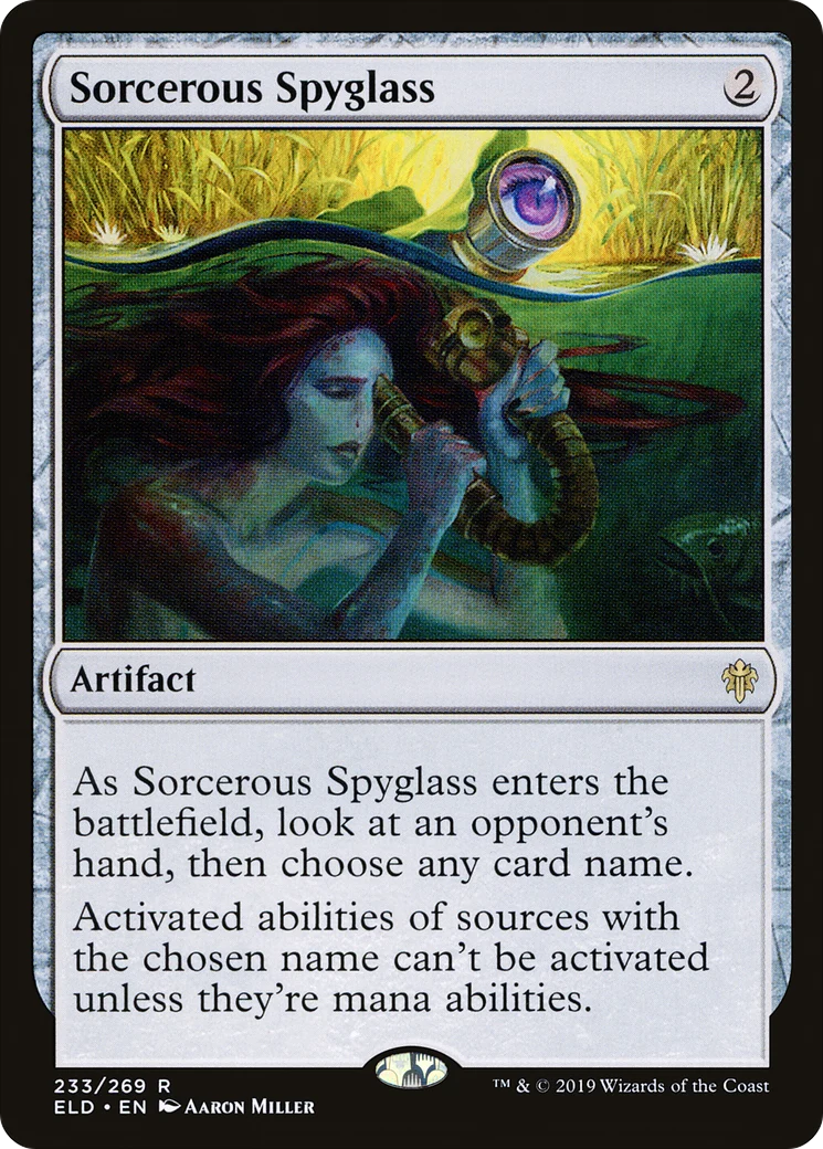 Sorcerous Spyglass (ELD-233) - Throne of Eldraine