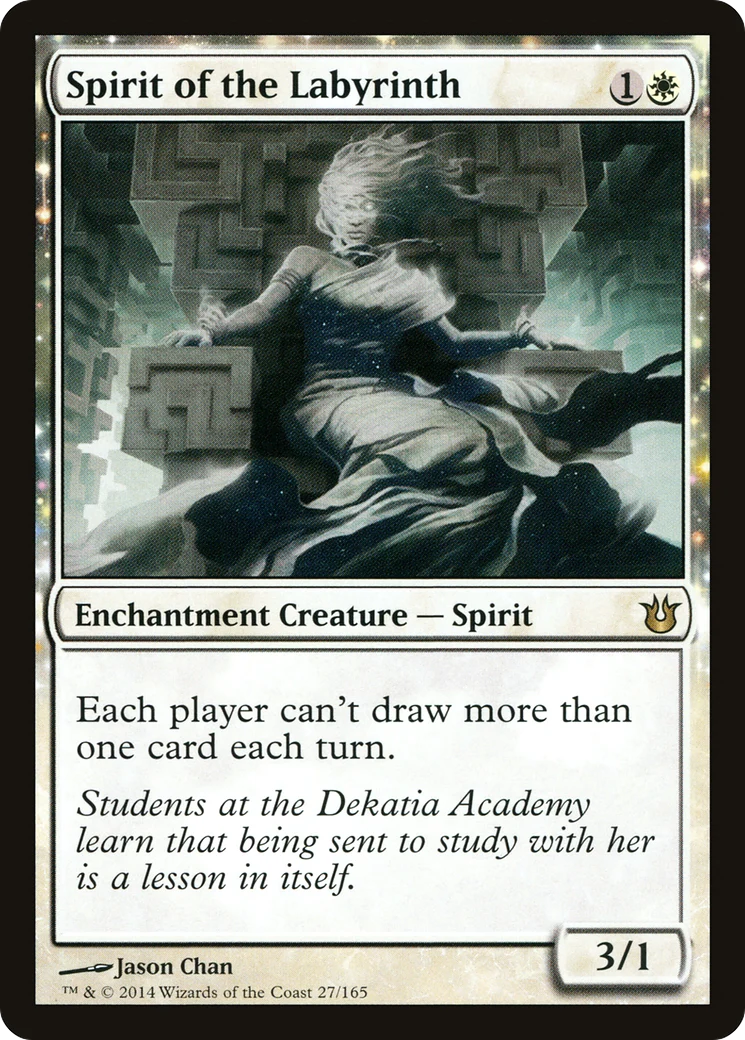 Spirit of the Labyrinth (BNG-027) - Born of the Gods: (enchantment)