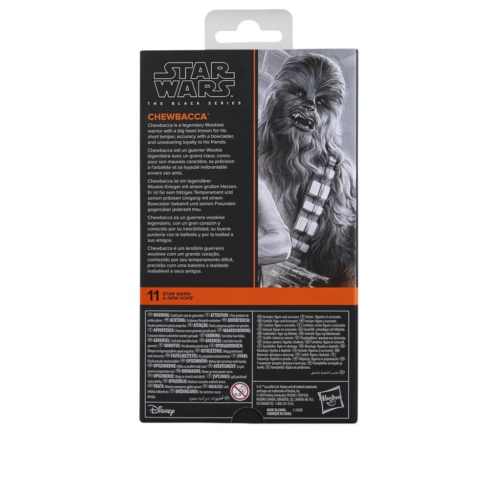Star Wars - The Black Series: Chewbacca Collectible Action Figure (A New Hope) - Image 7