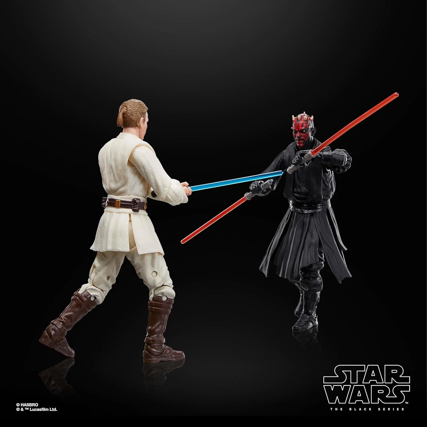 Star Wars - The Black Series: Qui-Gon Jinn, Darth Maul, Obi-Wan Kenobi (Duel of the Fates, The Phantom Menace) - Image 5