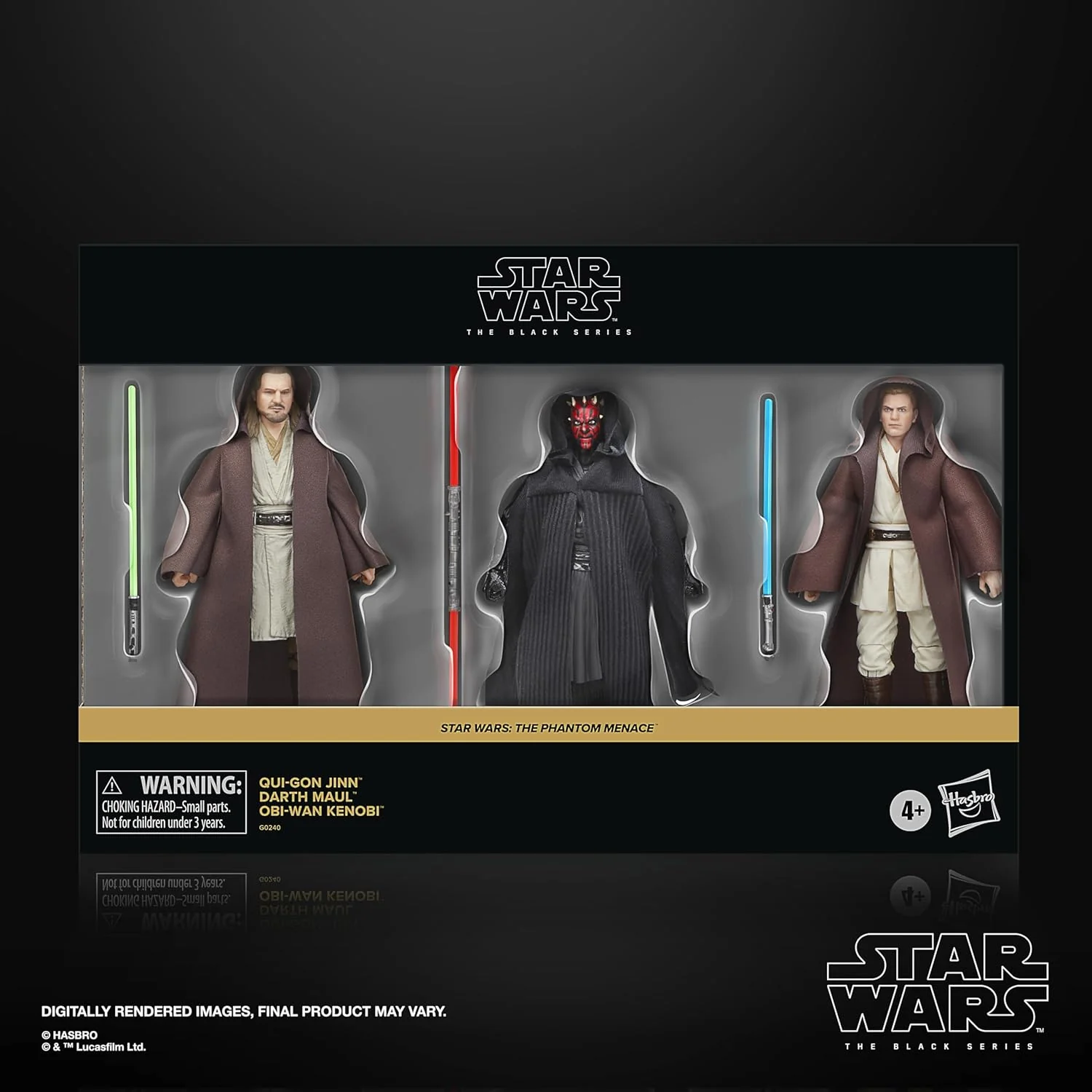 Star Wars - The Black Series: Qui-Gon Jinn, Darth Maul, Obi-Wan Kenobi (Duel of the Fates, The Phantom Menace) - Image 8