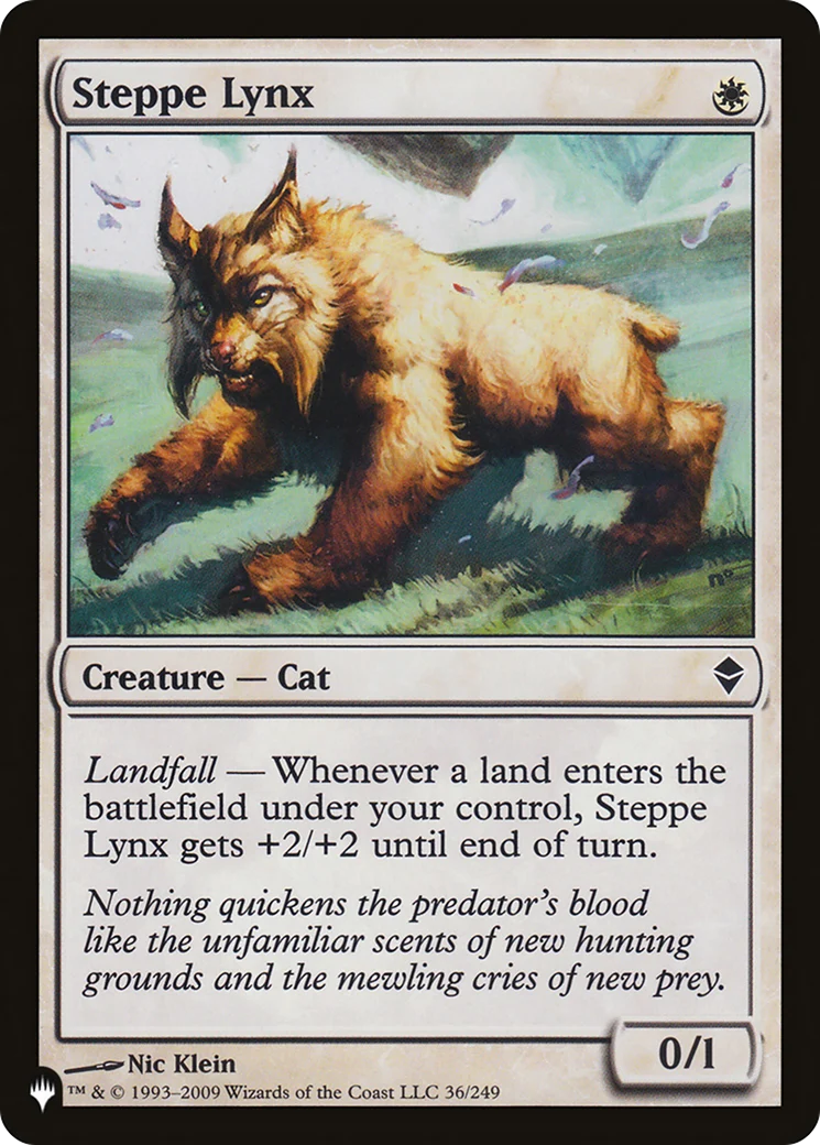 Steppe Lynx (LIST-36/249) - The List