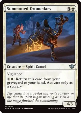 Summoned Dromedary (SOS-037) - Secrets of Strixhaven Foil