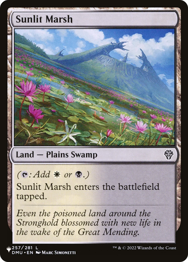 Sunlit Marsh (LIST-257/281) - The List