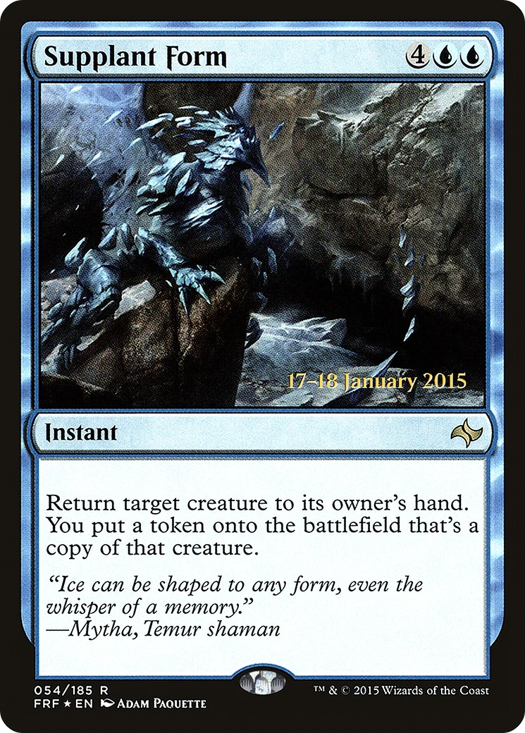 Supplant Form (PRE-054) - Fate Reforged Promos Foil