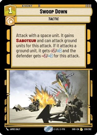 Swoop Down (230/262) - Shadows of the Galaxy Foil