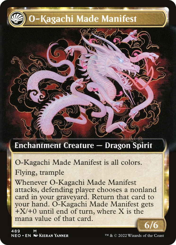 The Kami War (Extended Art) (NEO-489) - Kamigawa: Neon Dynasty: (Extended Art, fandfc, enchantment) - Image 2