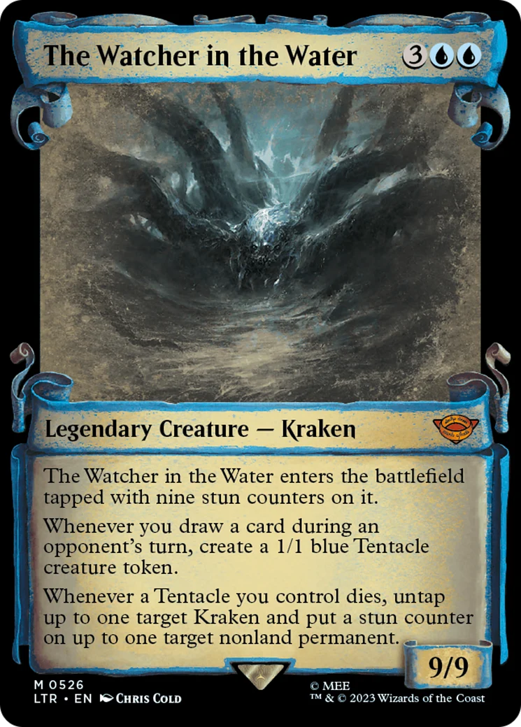The Watcher in the Water (Showcase Scrolls) (LTR-526) - The Lord of the Rings: Tales of Middle-earth: (Showcase) Foil