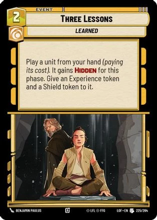 Three Lessons (225/264) - Legends of the Force
