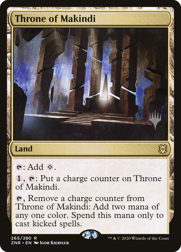 Throne of Makindi (PPZNR-265P) - Zendikar Rising Promos Foil